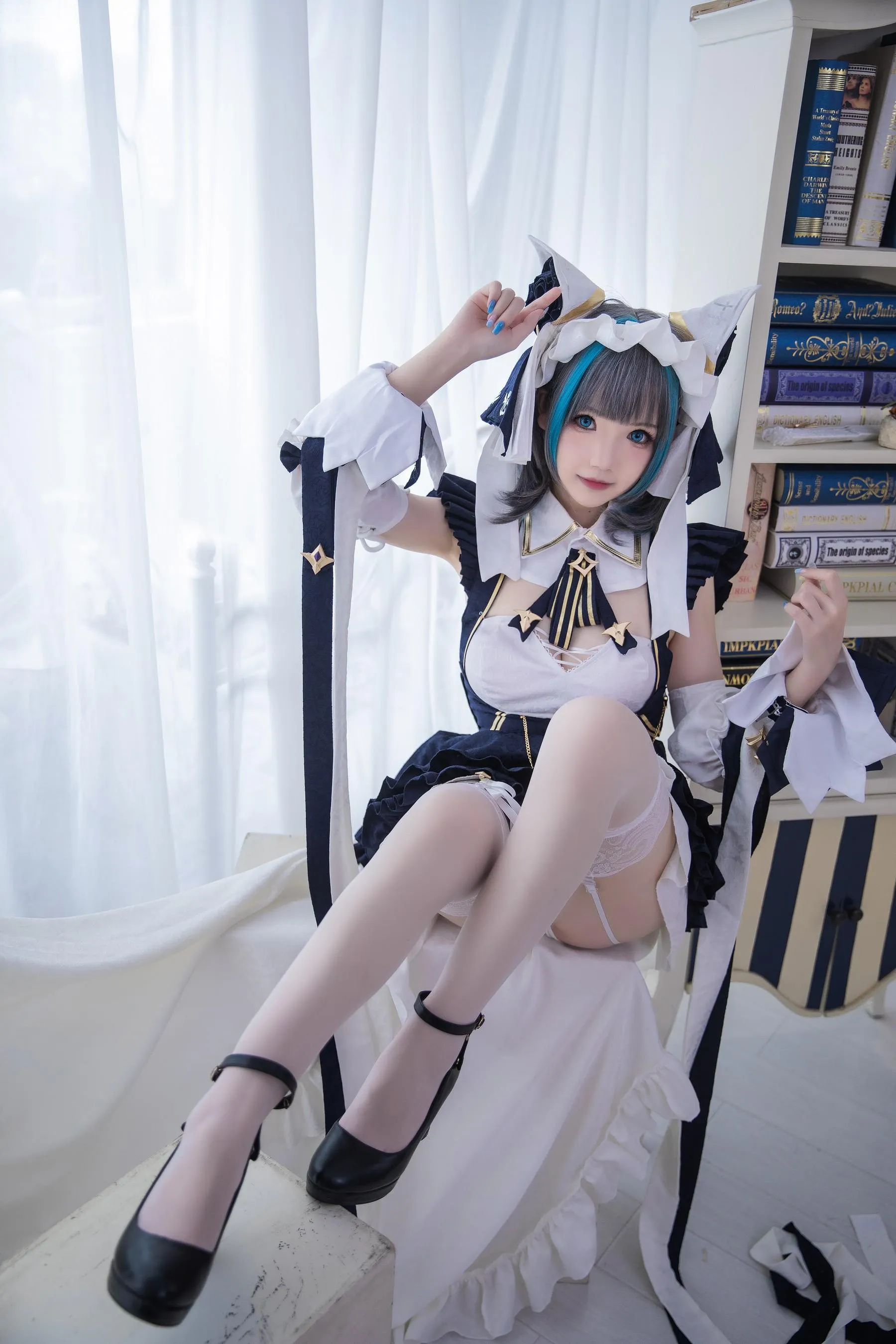 雪晴Astra – NO.33 Azure Lane 柴郡 [19P]插图8